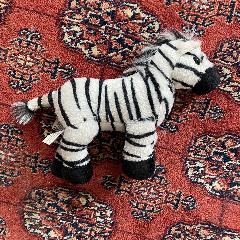 Ganz Plush Zebra ~11" x 8"‎